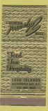 Matchbook Cover - Edgewood Resort Alexandria Bay NY 30 Strike