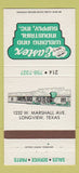 Matchbook Cover - Eastex Welding Industrial Supply Longview TX 30 Strike