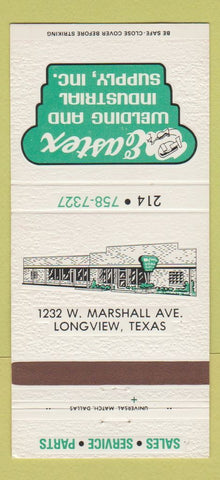 Matchbook Cover - Eastex Welding Industrial Supply Longview TX 30 Strike