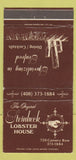Matchbook Cover - Steinbeck Lobster House Monterey CA WEAR 30 Strike