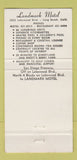Matchbook Cover - Rochelle's Restaurant Long Beach CA 30 Strike