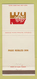 Matchbook Cover - Paso Robles Inn CA 30 Strike