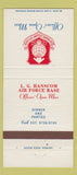 Matchbook Cover - Officers' Open Mess LG Hanscom Air Force Base 30 Strike
