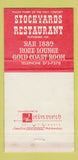 Matchbook Cover - Stockyards Restaurant Phoenix AZ 30 Strike