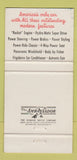 Matchbook Cover - Oldsmobile Rocket Leo Rule Compton CA 30 Strike