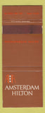 Matchbook Cover - Amsterdam Hilton Holland 30 Strike