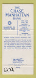 Matchbook Cover - Chase Manhattan Bank Puerto Rico 30 Strike