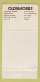 Matchbook Cover 1974 Oldsmobile Sullivan Freund Atlantic City NJ WEAR 30 Strike