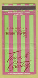 Matchbook Cover Palmer House Hilton Hotel Town and Country Chicago IL 30 Strike