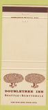 Matchbook Cover - Doubletree Inn Seattle WA Scottsdale AZ 30 Strike
