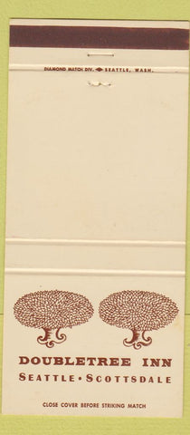 Matchbook Cover - Doubletree Inn Seattle WA Scottsdale AZ 30 Strike