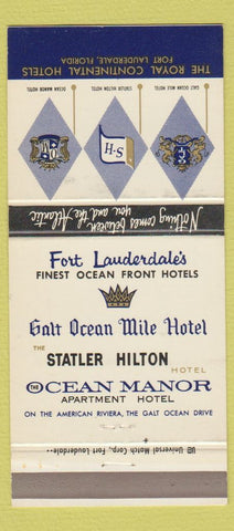 Matchbook Cover - Ocean Manor Apartment Hotel Fort Lauderdale FL 30 Strike