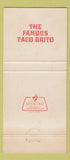 Matchbook Cover - Havana Inn Denver Colorado Mexican 30 Strike