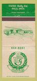 Matchbook Cover - Holly Greens Ing Golf Club Holly MI 30 Strike
