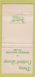 Matchbook Cover - Holly Greens Ing Golf Club Holly MI 30 Strike