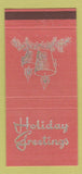 Matchbook Cover - Ortho Diagnostics Raritan NJ Christmas 30 Strike