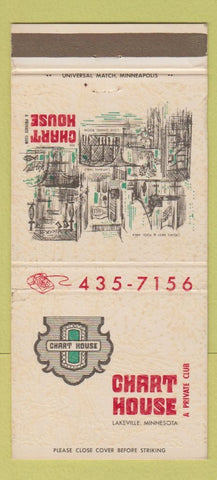 Matchbook Cover - Chart House Lakeville MN 30 Strike