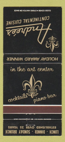 Matchbook Cover - Andree's Restaurant Laguna Beach CA 30 Strike