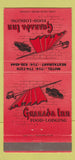 Matchbook Cover - Granada Inn Motel Restaurant Anaheim CA 30 Strike