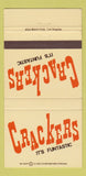 Matchbook Cover - Crackers  30 Strike