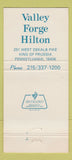 Matchbook Cover - Valley Forge Hilton PA Marrakech Sing of the Sun 30 Strike
