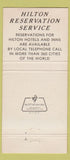 Matchbook Cover - Hilton Hawaiian Village Oahu Hawaii #2 30 Strike