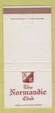 Matchbook Cover - Normandie Club Gardena CA 30 Strike