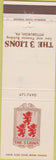 Matchbook Cover - The 3 Lions Pittsburgh PA WEAR