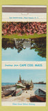 Matchbook Cover - Historic Cape Cod MA Land of Salt and Sand 30 Strike