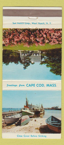 Matchbook Cover - Historic Cape Cod MA Land of Salt and Sand 30 Strike