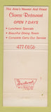 Matchbook Cover - Susie Dong's Chinese Restaurant Livonia MI 30 Strike