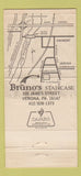 Matchbook Cover - Bruno's Staircase Verona PA 30 Strike