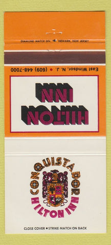Matchbook Cover - Hilton Inn Conquistador East Windsor NJ 30 Strike