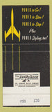 Matchbook Cover - Oldsmobile Rocket Visalia CA 30 Strike