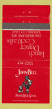 Matchbook Cover - John Bull Prime Rib Steak National City CA 30 Strike