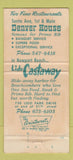 Matchbook Cover Denver House Castaway Newport Beach Santa Ana CA WEAR 30 Strike