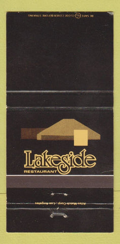 Matchbook Cover - Lakeside Restaurant Newport Beach CA 30 Strike
