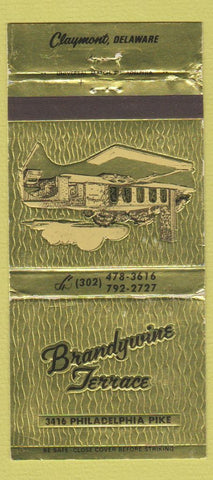 Matchbook Cover - Brandywine Terrace Claymont DE WEAR 30 Strike