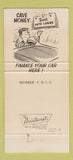 Matchbook Cover - Central State Bank Marshfield WI 30 Strike