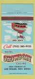 Matchbook Cover - Hotel Showboat casino Las Vegas NV 30 Strike