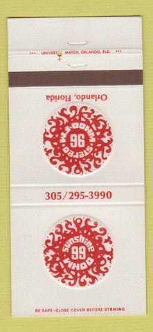 Matchbook Cover - Stereo 96 Radio Whoo FM Orlando FL 30 Strike