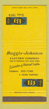 Matchbook Cover - Boggis Johnson Electric Milwaukee WI 30 Strike