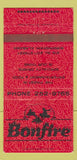 Matchbook Cover - Bonfire Birmingham AL WEAR 30 Strike