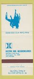 Matchbook Cover - Hilton Inn Meadowlands Washington PA 30 Strike