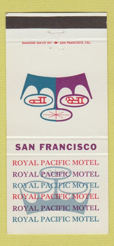 Matchbook Cover - Royal Pacific Motel San Francisco CA 30 Strike