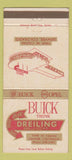 Matchbook Cover - Dreiling Buick Denver Colorado Colfax Opel 30 Strike