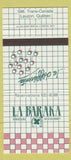 Matchbook Cover - La Baraka Restaurant Lauzon QC 30 Strike
