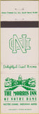 Matchbook Cover - The Morris Inn Notre Dame IN