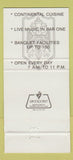 Matchbook Cover - Valentino's Charlotte NC 30 Strike