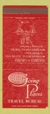Matchbook Cover - Going Places Travel Bureau Birmingham AL WEAR 30 Strike